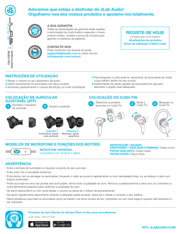 Jlab Audio JBuds Pro Manual do proprietário | Manualzz