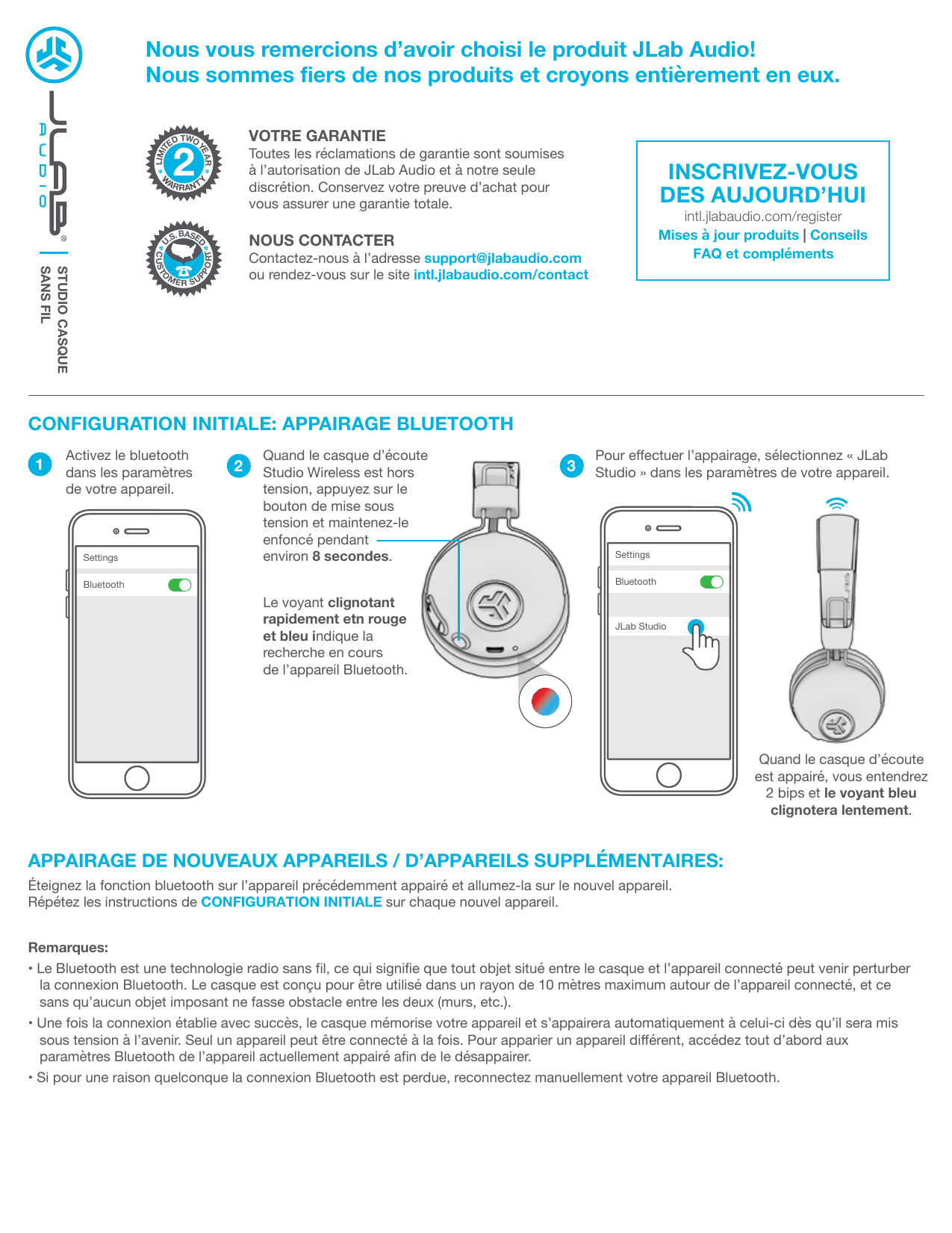 Jlab Audio Studio Owner's manual Manualzz