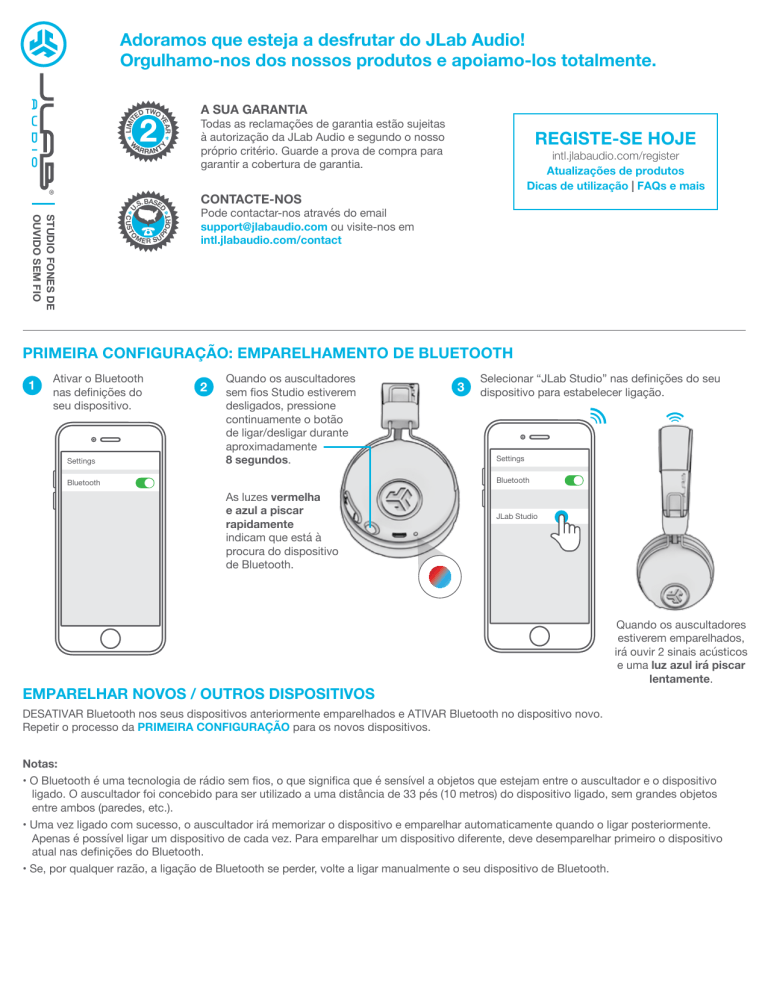 Jlab Audio Studio Owner's manual | Manualzz