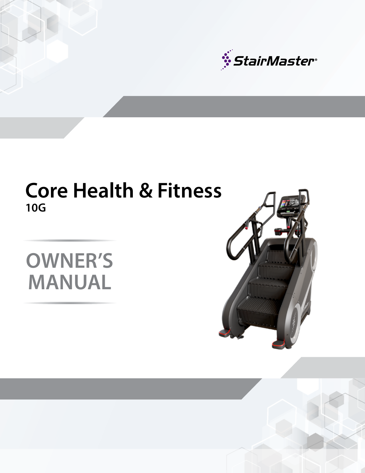 StairMaster 10G 95285 Owner's Manual Manualzz