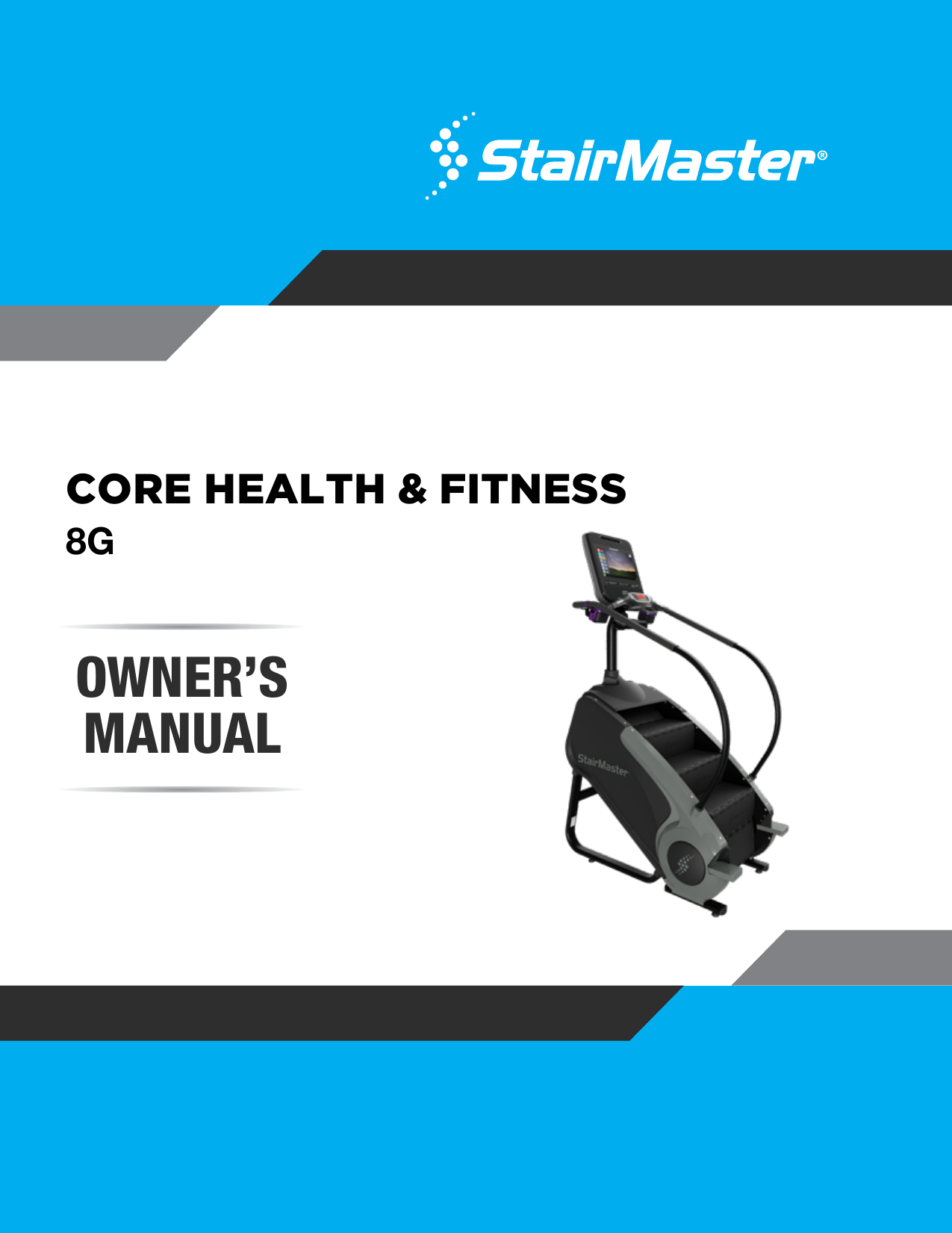 Stairmaster 8G 9-5270, 8G 9-5250 Owner's manual | Manualzz