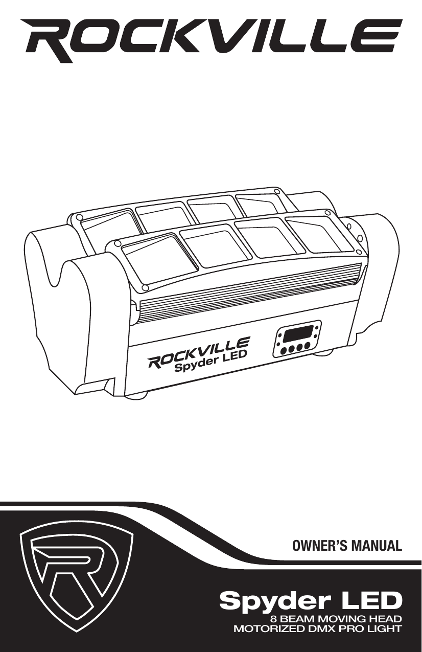 Rockville SPYDER LED Owner Manual | Manualzz