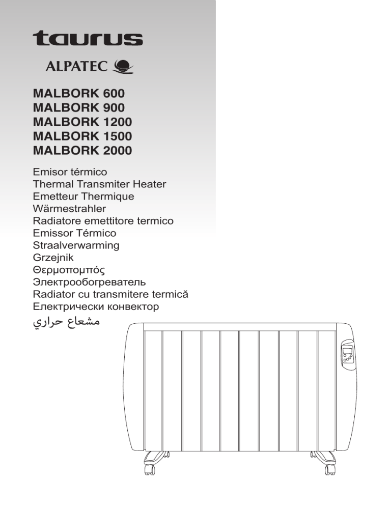 Taurus Alpatec MALBORK 600 900 1200 1500 2000 Owner's Manual | Manualzz