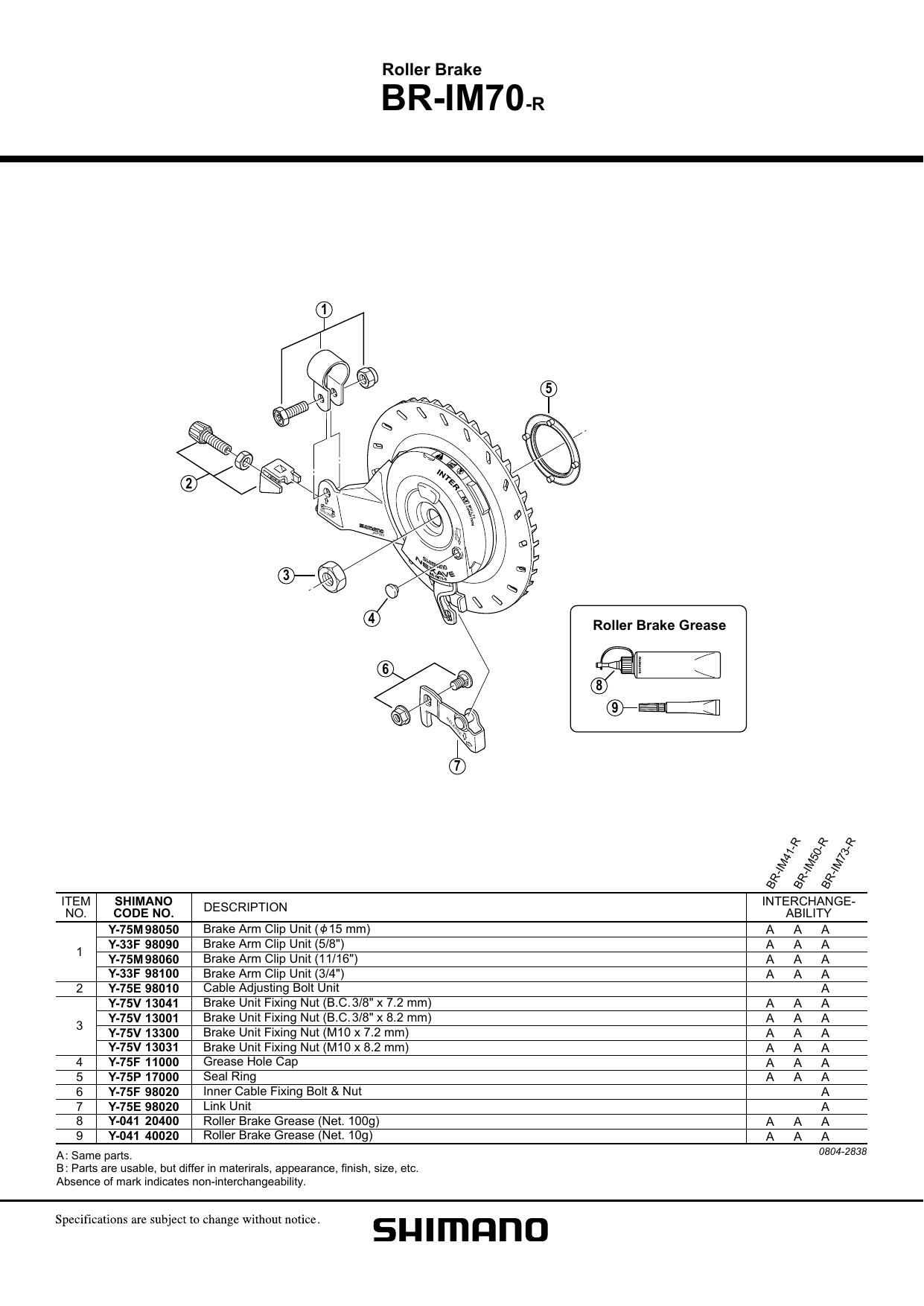 Shimano Br Im70 User Manual Manualzz