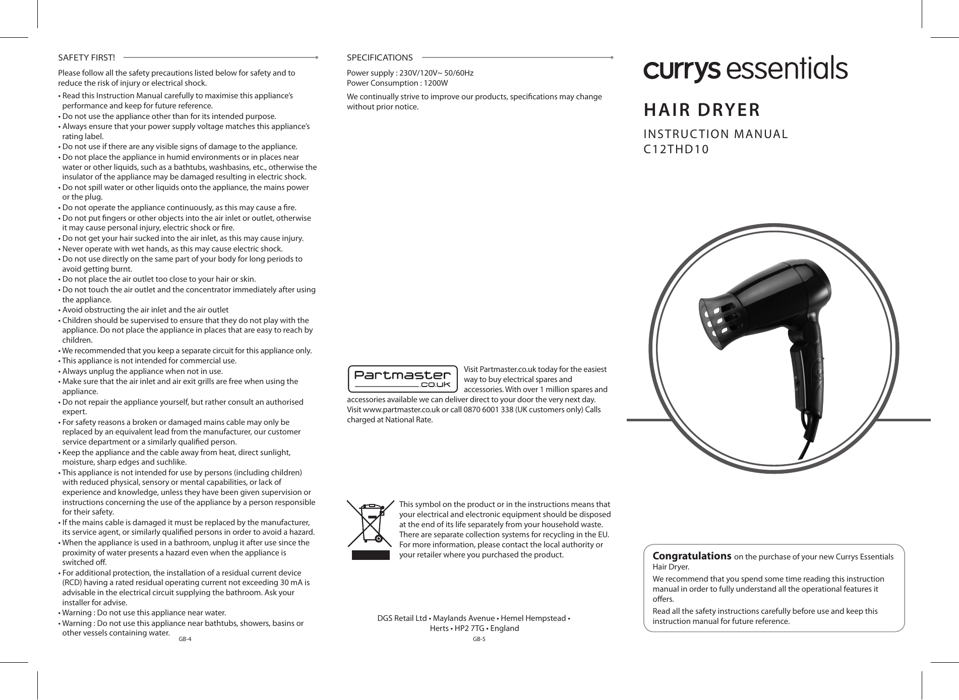 currys travel hair dryers