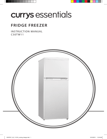 Ripiano Inferiore Portabottiglie Originale Per Frigorifero Currys Essentials C50TW11