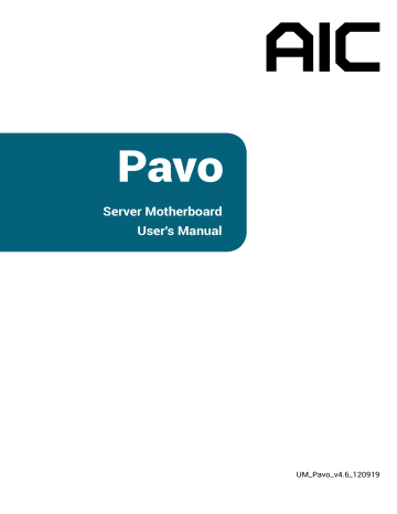 AIC Pavo User Manual | Manualzz