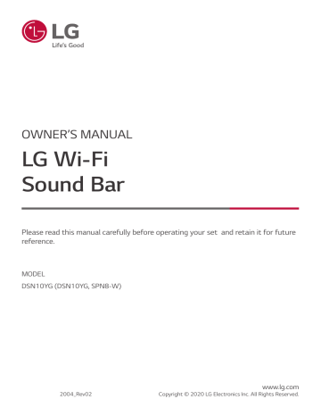 LG DSN10YG Owner's manual | Manualzz