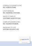 Audio Service Rixx 8 G2 User manual