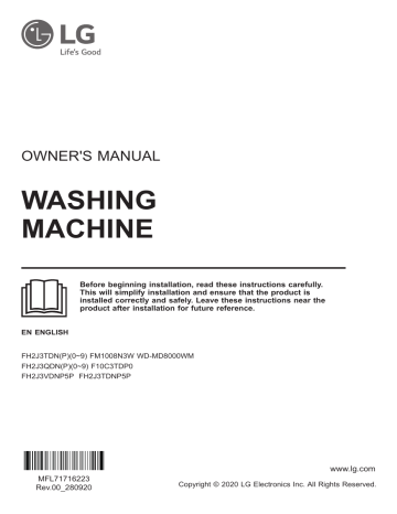 LG FH2J3QDNP0 Owner's manual | Manualzz