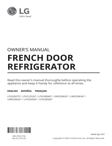 Lg Lmxs28626s Lfxs28566m Lfxs28566s Lfxs28968s Lfxc22526s Lfxc22526d Lfxs26973s Lfxs28968d Owner S Manual Manualzz