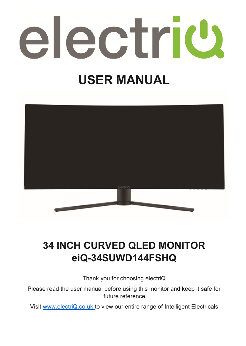 electriq 31.5 4k uhd hdr 60hz curved monitor