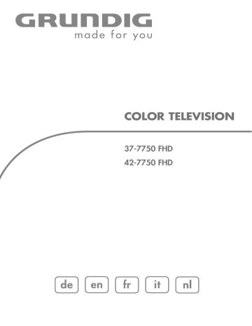 Grundig 42 7750 fhd de handleiding | Manualzz