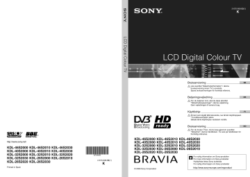 Sony kdl 26s2030 включить hdmi