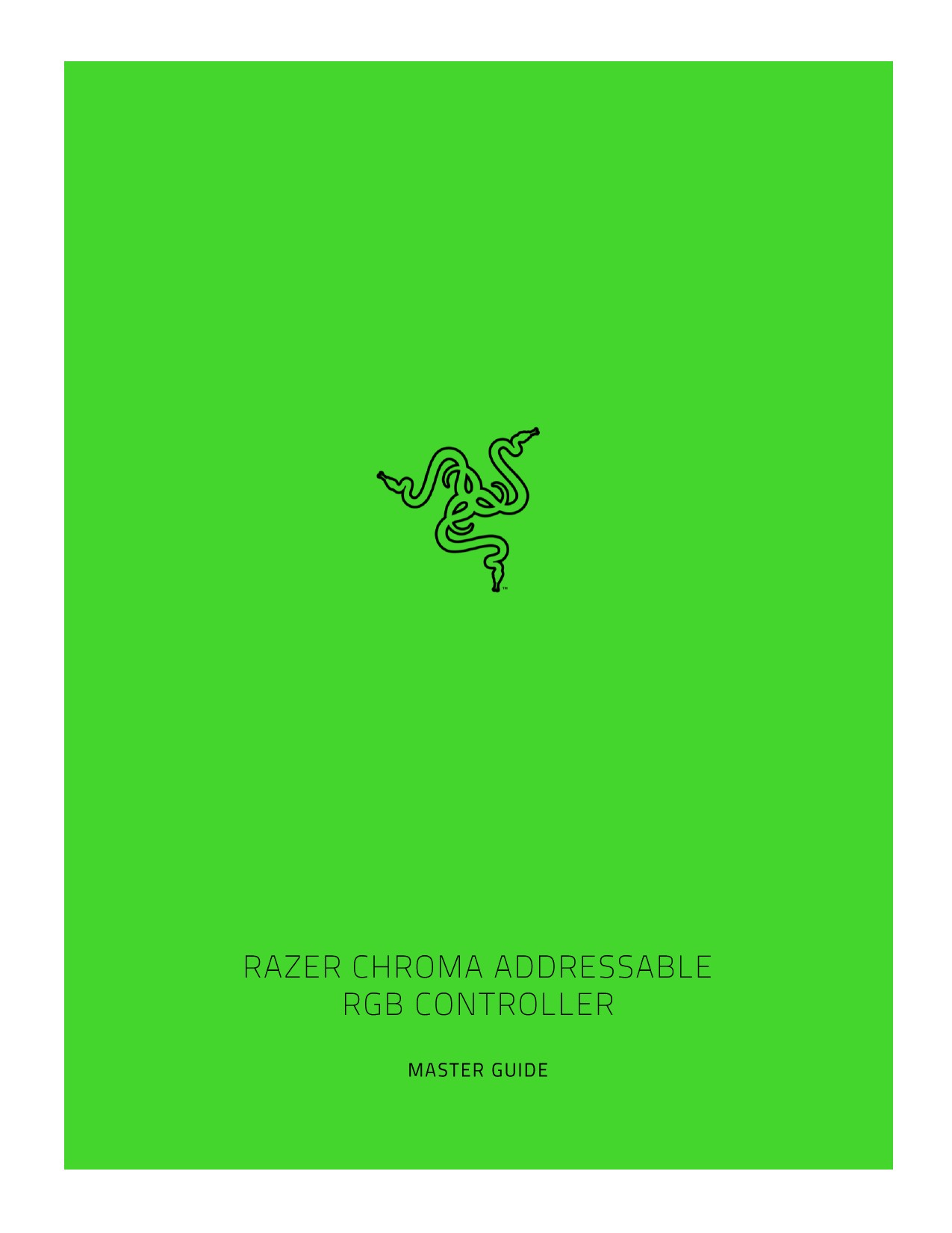 Razer Chroma ARGB Controller Console Guide | Manualzz