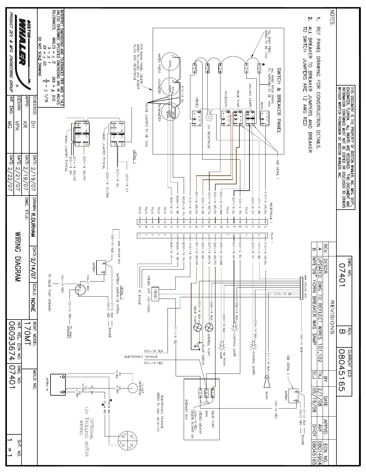 Boston Whaler 170 Montauk Product information | Manualzz