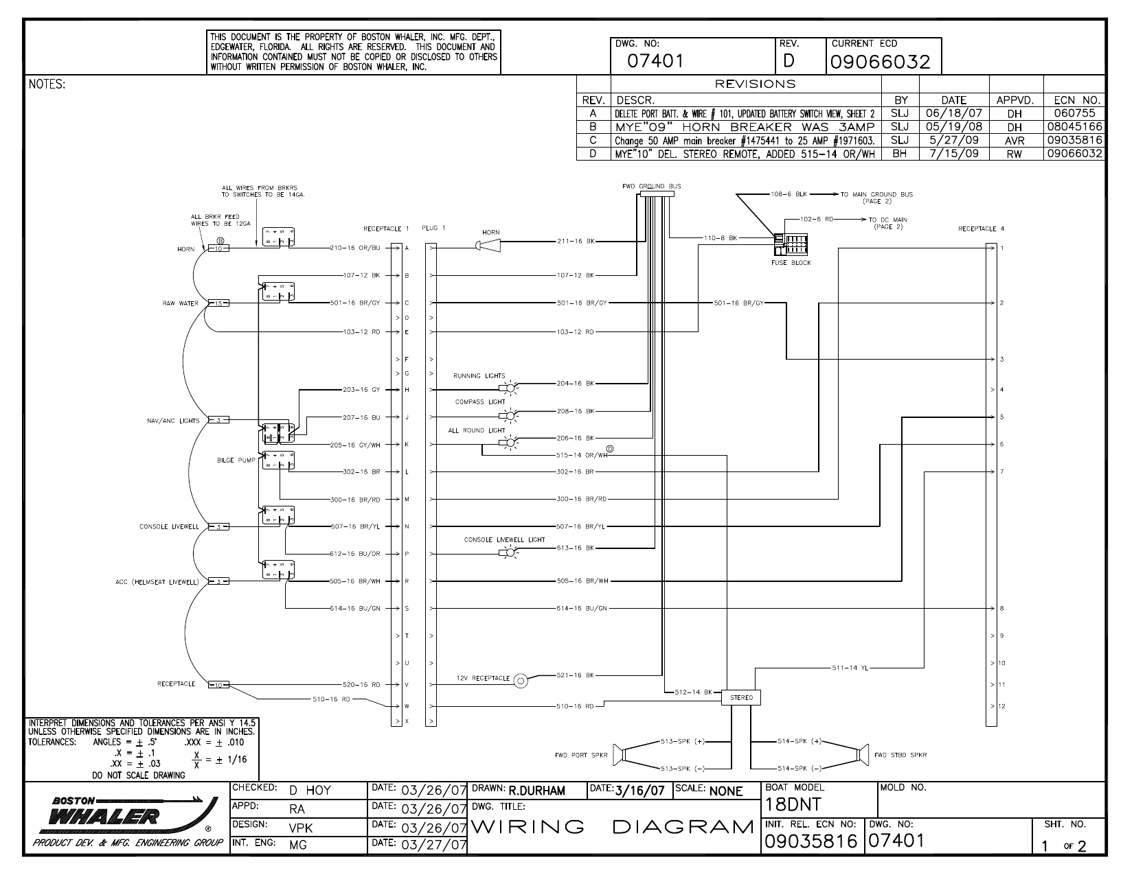 Boston Whaler 180 Dauntless Product information | Manualzz