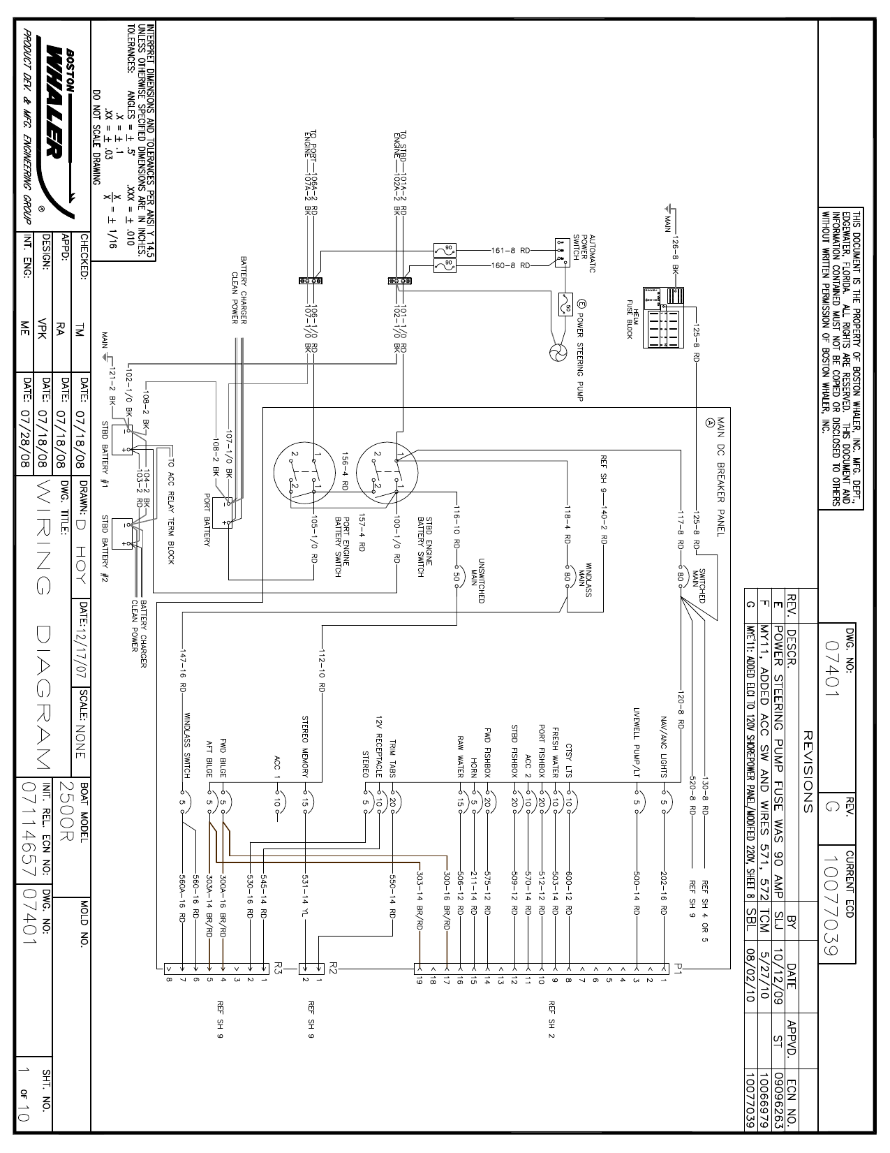 Boston Whaler 250 Outrage 12 Wiring Diagram Manualzz