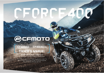 Cfmoto Cforce 400 2019 Owner Manual Manualzz