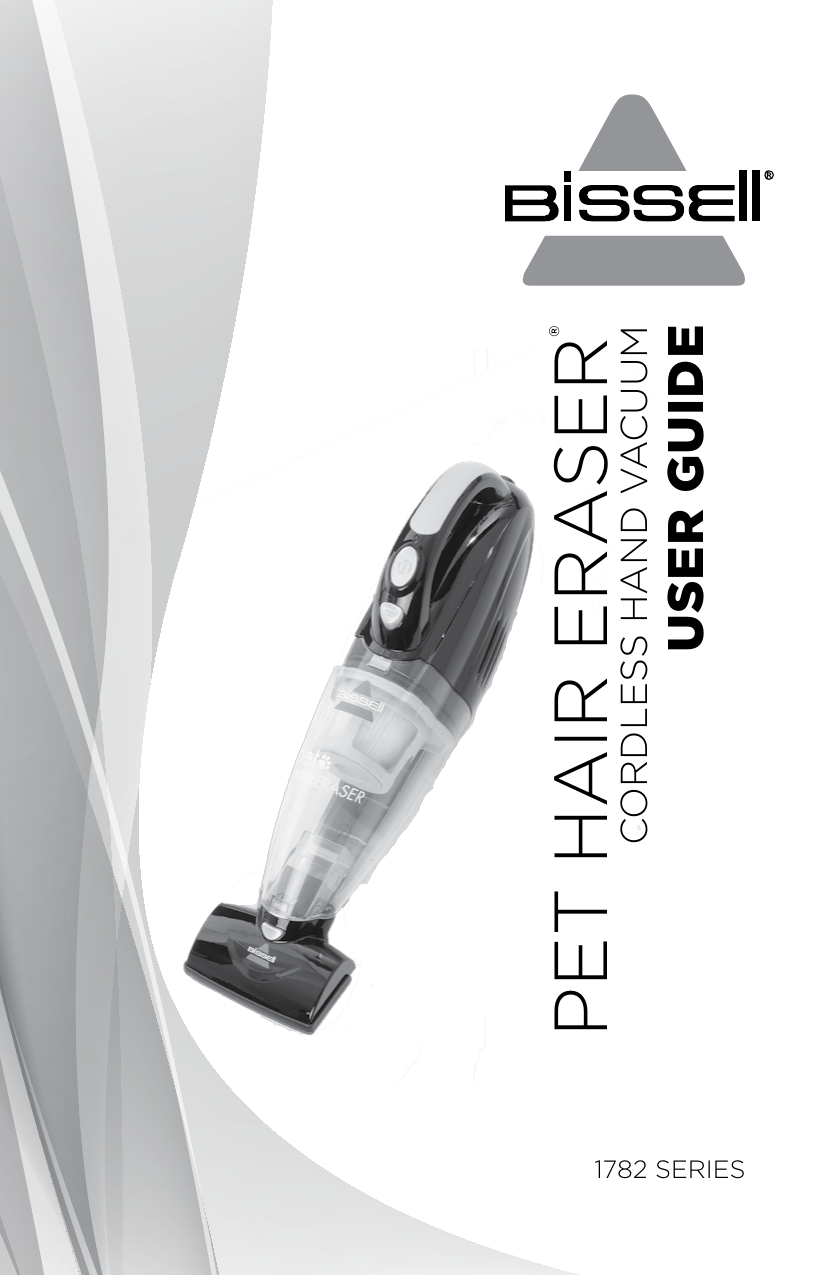 Bissell Pet Hair Eraser Cordless Hand Vacuum Owner Manual Manualzz