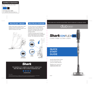 Shark Ionflex Cordless Vacuum Review Owner S Manual Manualzz