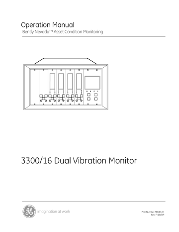 Ge Bently Nevada 3300 16 Operation Manual Manualzz