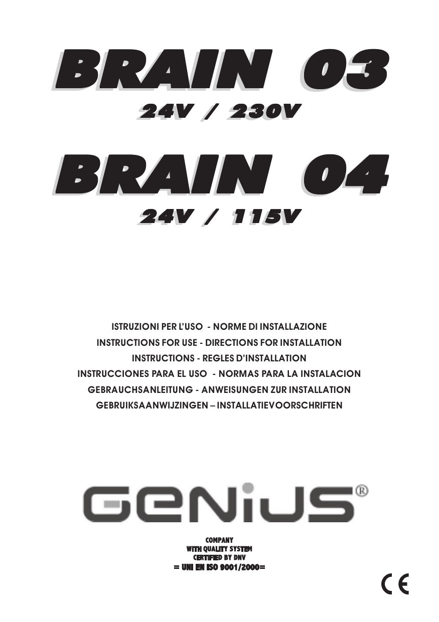 Genius Brain03 Brain04 Mode D Emploi Manualzz