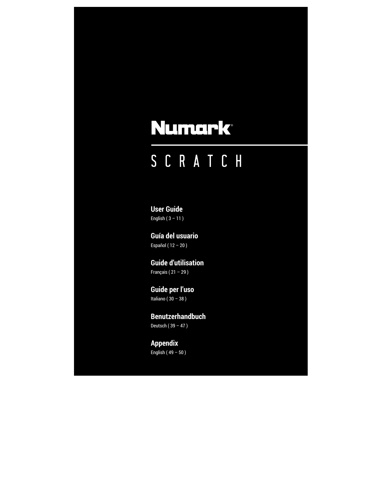 Numark Scratch 2Channel Battle Mixer Owner's Manual Manualzz