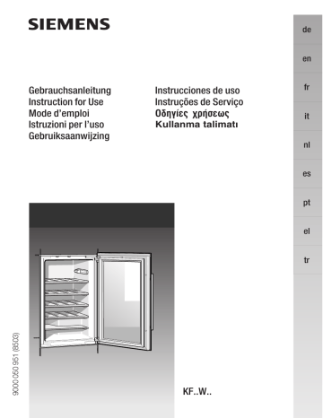 Siemens Wine cooler Instruction manual | Manualzz