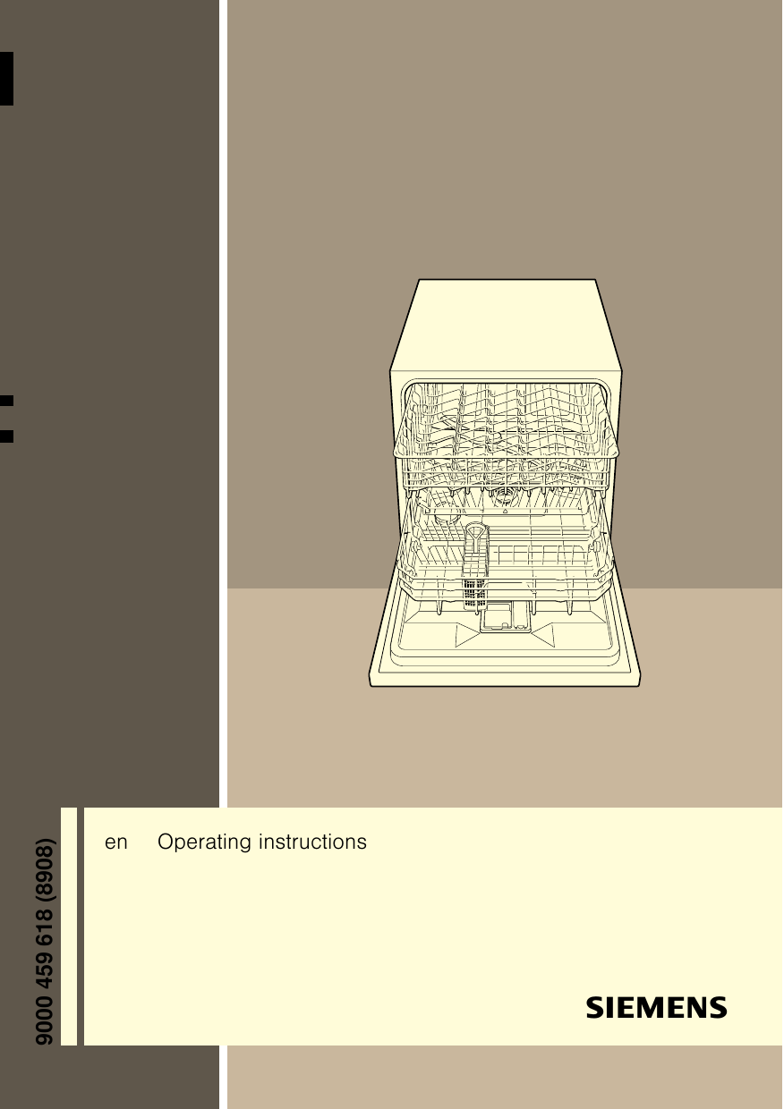 Siemens Modulardishwasher height 60cm Instruction manual Manualzz