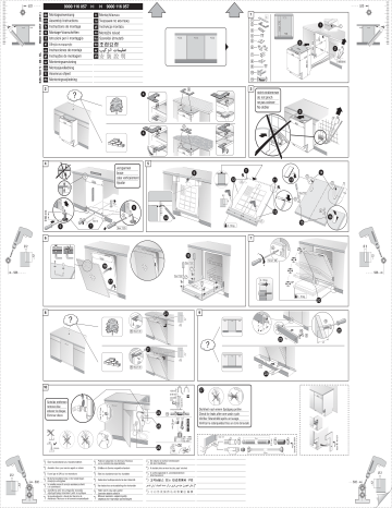 Siemens 60 cm dishwasher, 86.5cm height Fully integrated Installation ...