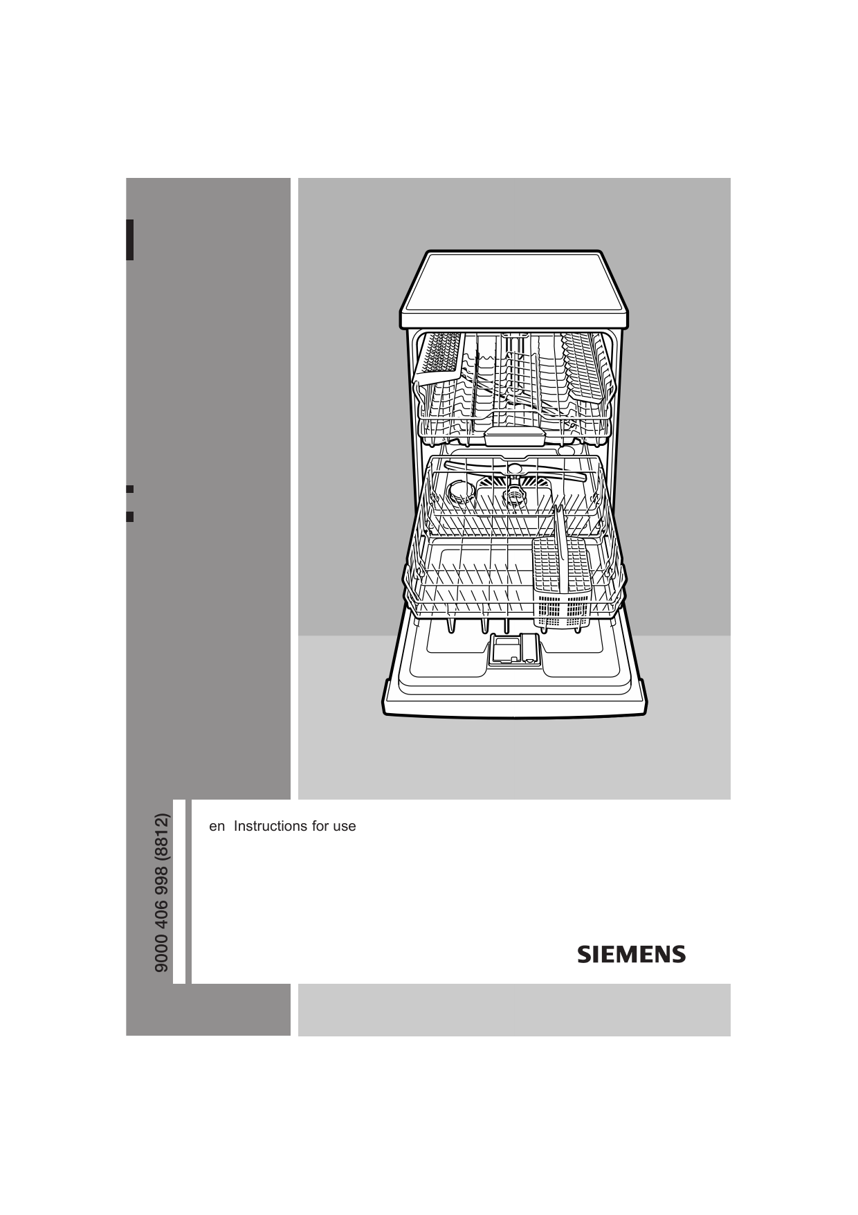 Siemens Dishwasher fully integrated Instruction manual Manualzz