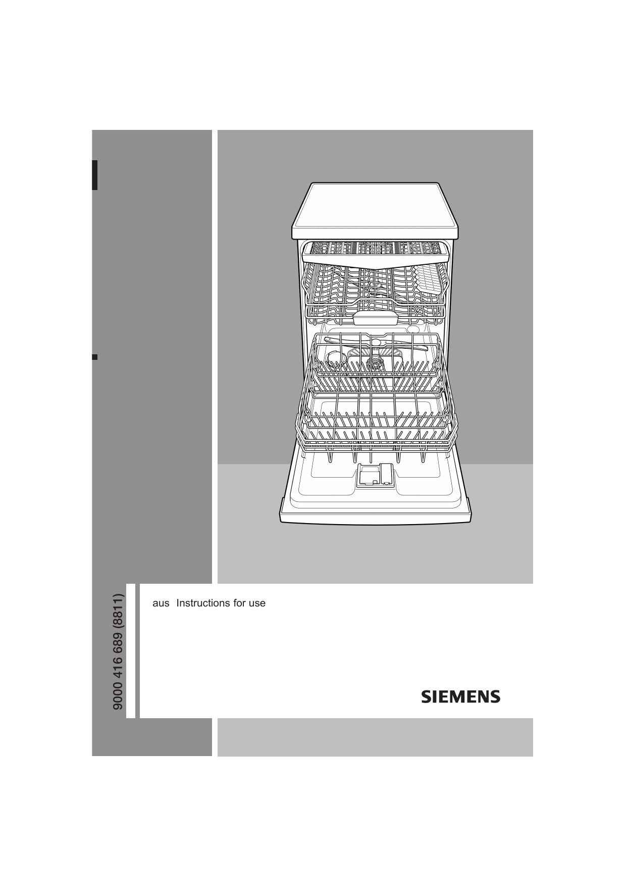 Siemens Dishwasher 60cm fully integrated Installation instructions