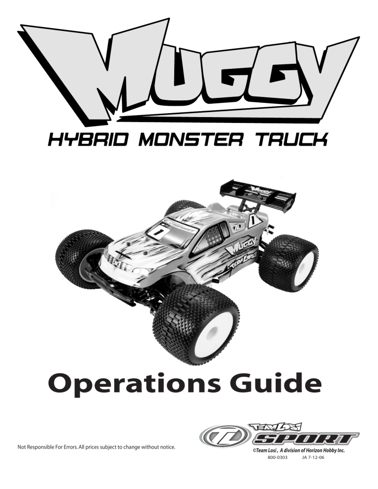 team losi monster truck