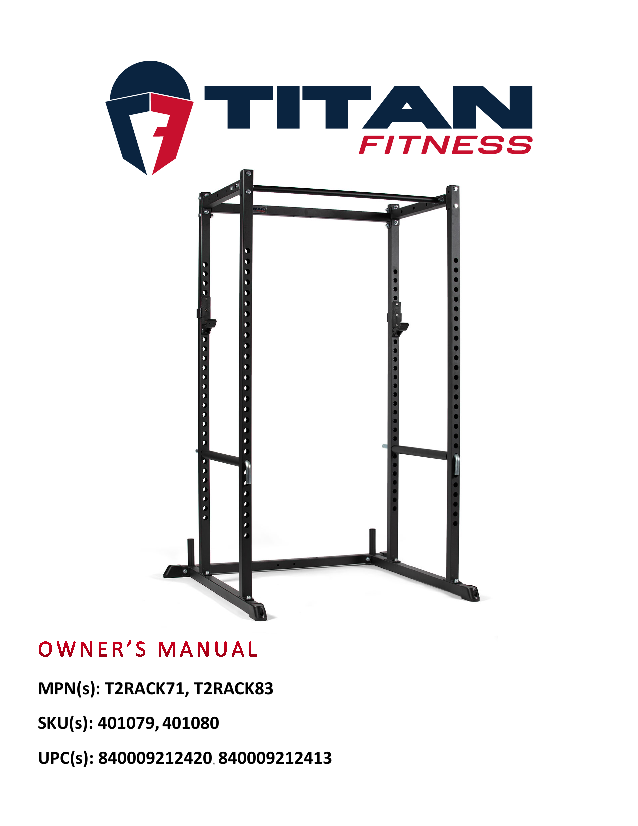 Titan t2 power rack assembly new arrivals