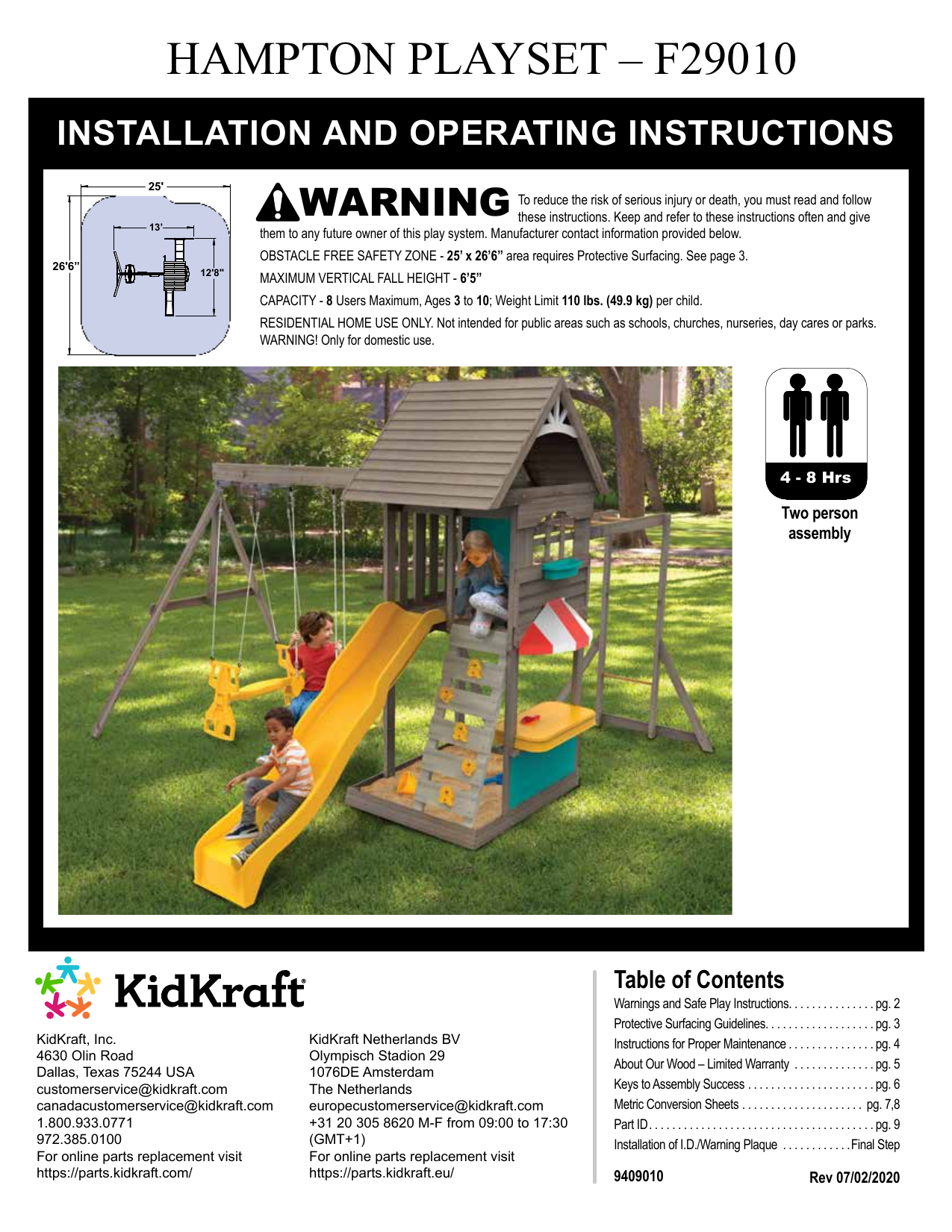 Hampton playset deals