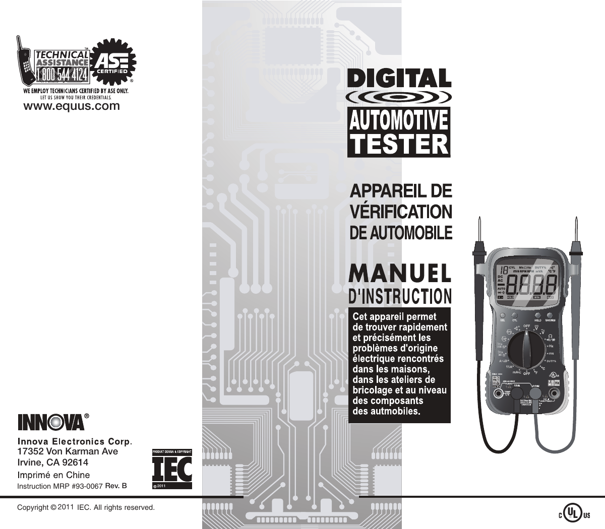 Innova 3340 Owner's manual | Manualzz