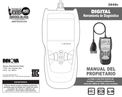 Innova 3040c - Owner's manual