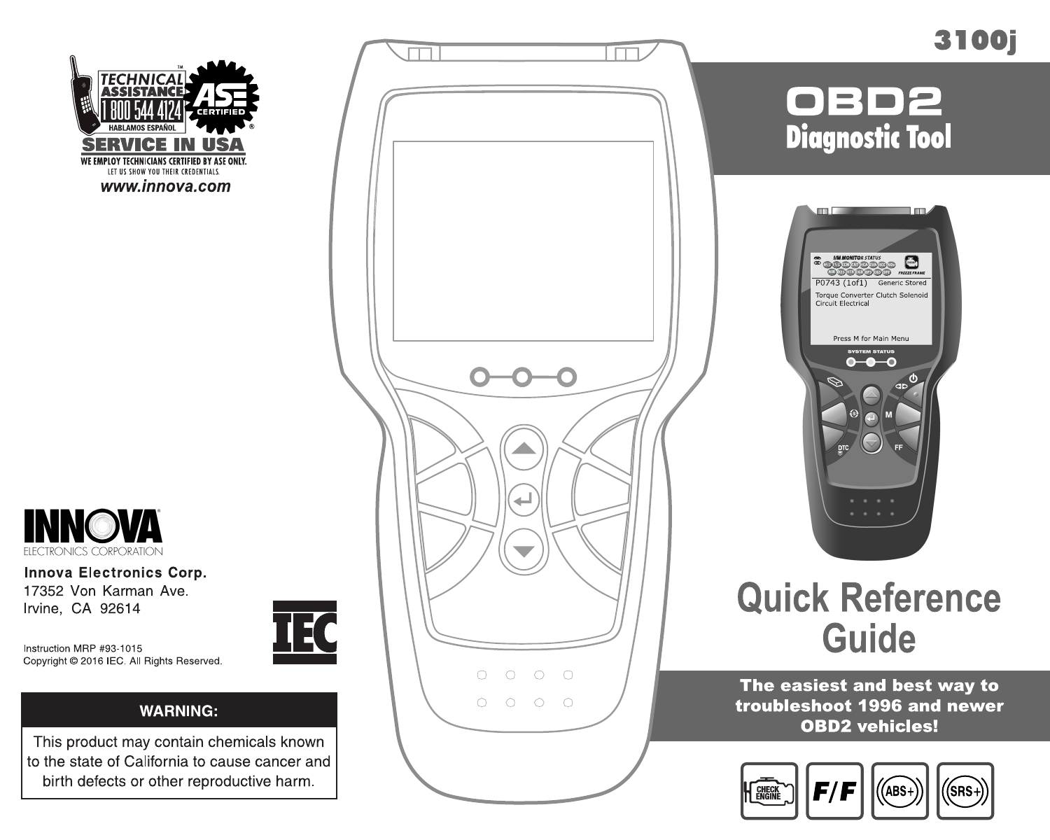 how to use the 3100j obd2 reader