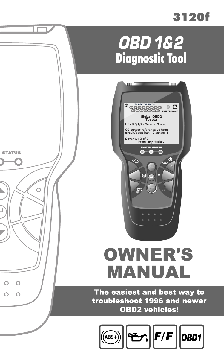 Innova 3120f Owner's manual | Manualzz