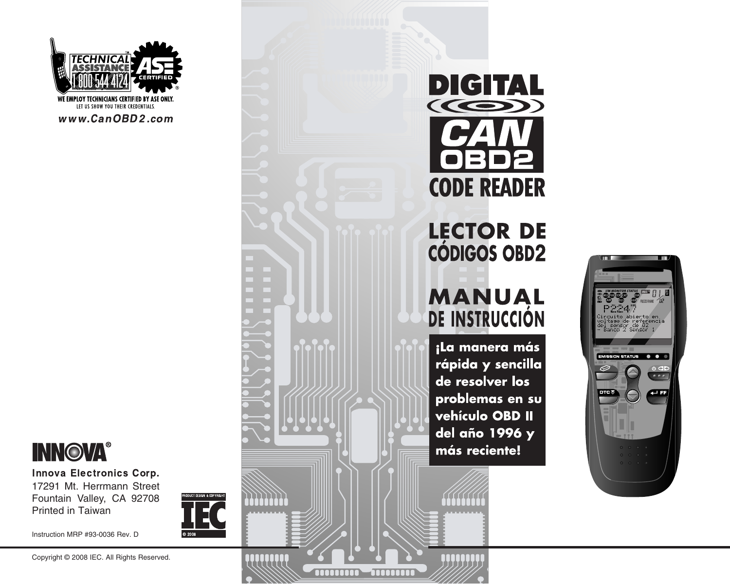 Innova 3150 Owner's manual | Manualzz