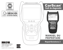 Innova FixAssist 3170RS - Owner's manual | manualzz.com