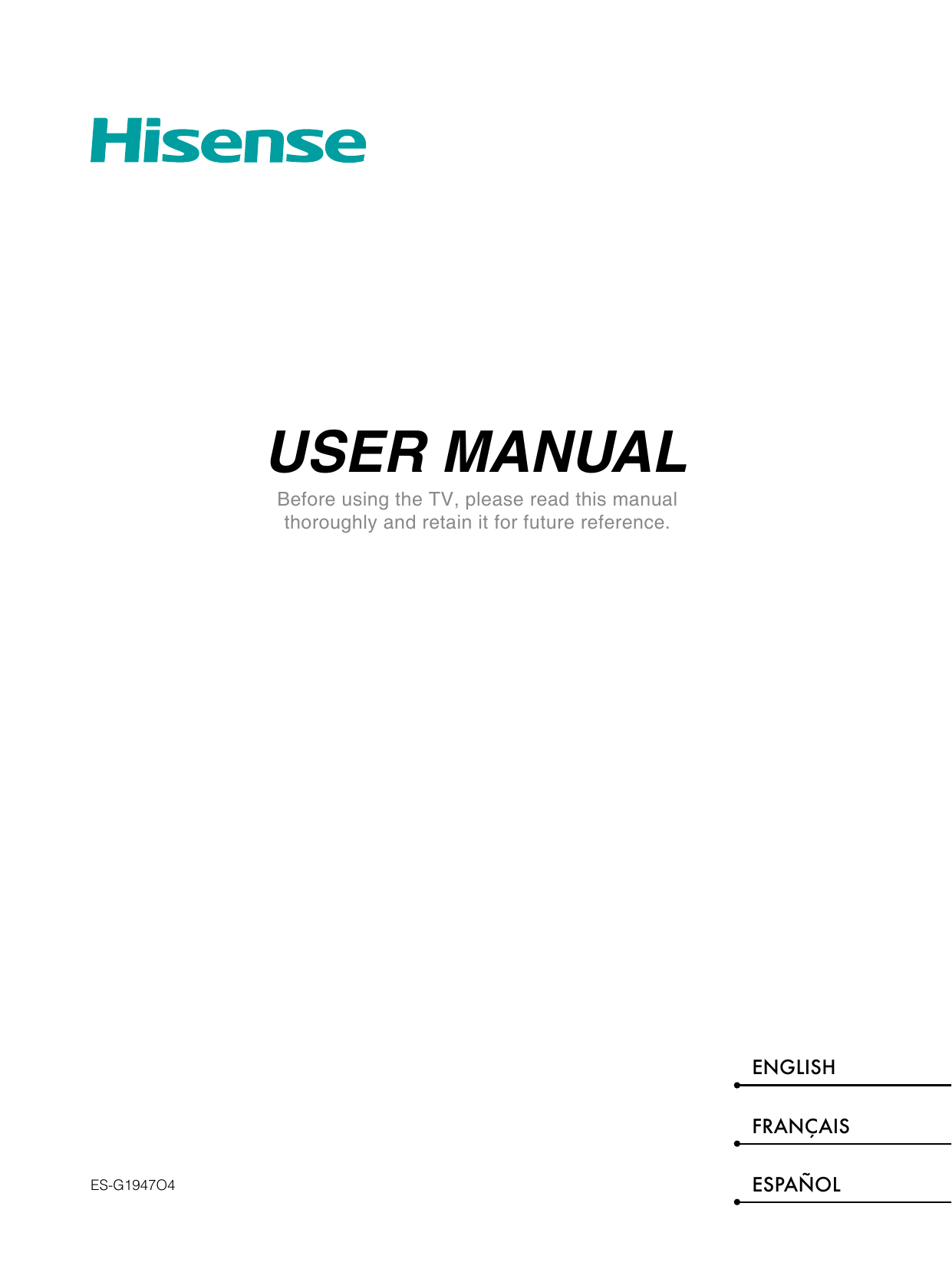 Hisense 70H6570G 4K UHD Android Smart TV User Manual | Manualzz