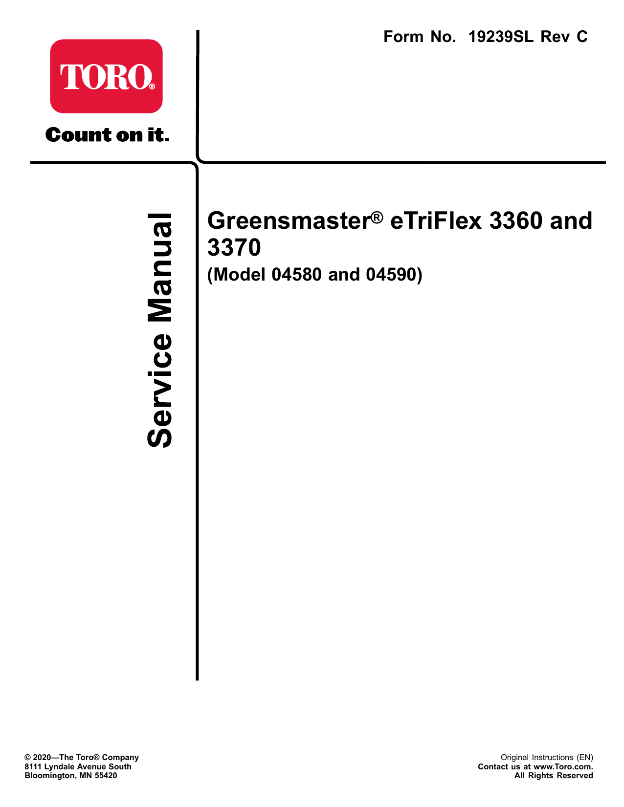 Leveling The Rear Roller - Toro Greensmaster eTriFlex 3360 Service