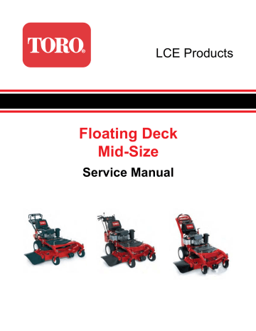 Toro Commercial Walk-Behind Mower, Floating Deck, Split Lever, Hydro Drive Walk Behind Mower Manual | Manualzz