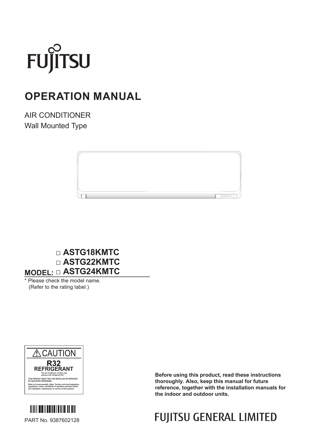 Fujitsu Astg24kmtc Operation Manual Manualzz 3097