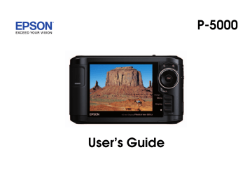 Introduction. Epson P3000 - Digital AV Player, P-5000, Digital Camera P-3000, P-3000 | Manualzz