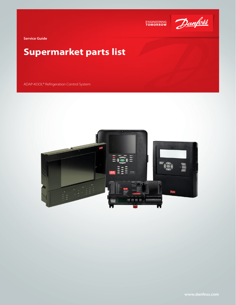 Danfoss Supermarket parts list Service guide Manualzz