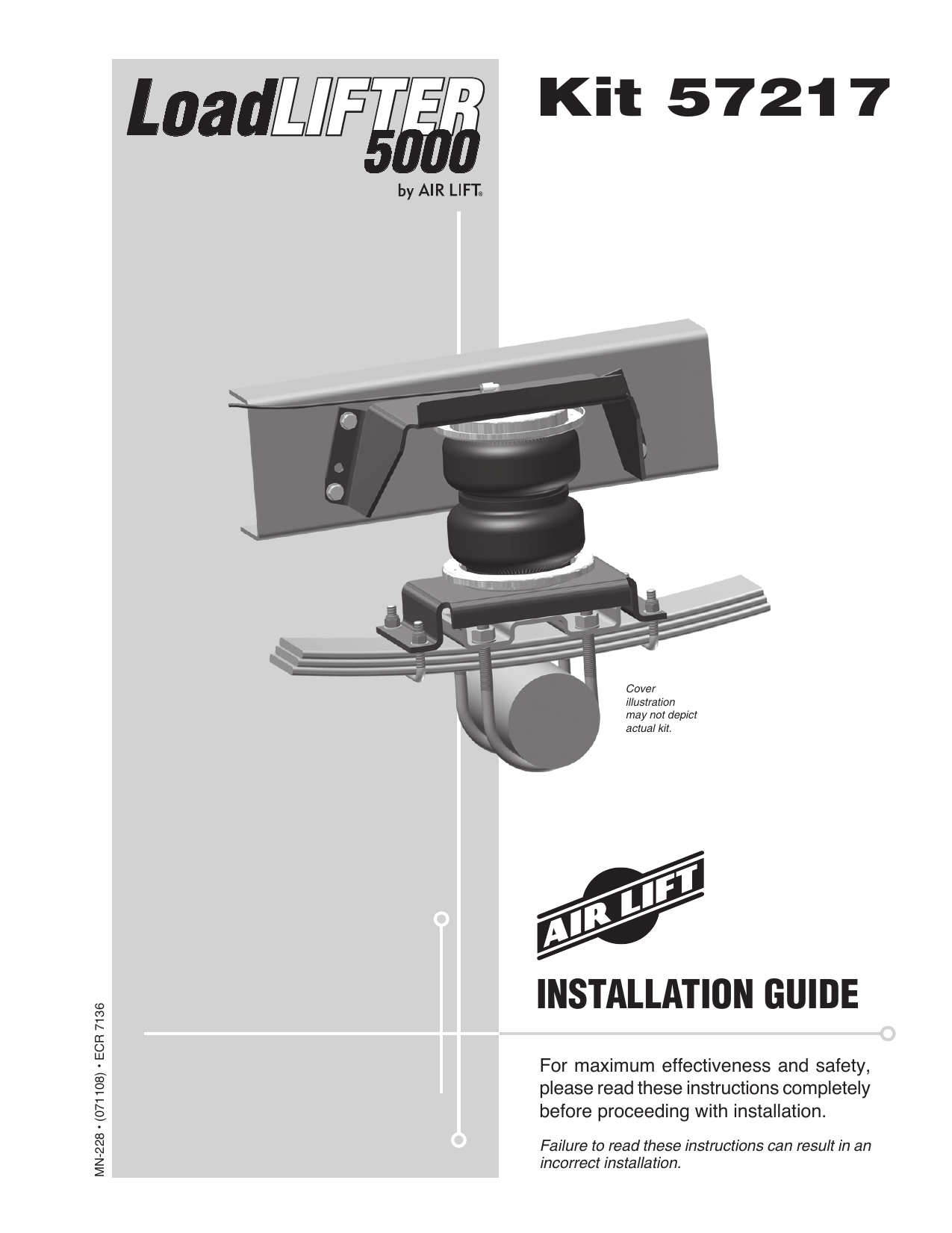 Air Lift 57217 LoadLifter 5000 Installation Guide Manualzz