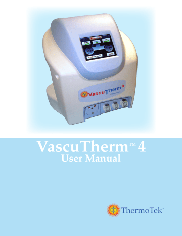 ThermoTek VascuTherm 4 User Manual | Manualzz